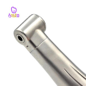 डेंटल टरबाइन 1:1 कॉन्ट्रा एंगल हैंडपीस पुश बटन लो स्पीड हैंडपीस ब्लू रिंग प्रोडक्टलेस - Product Image 6