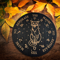 Nouveaux objets décoratifs en bois pour la décoration de la maison, sculpture sur bois de tilleul, plaque d'énergie en cristal, objets décoratifs de tarot