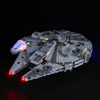 Briksmax Led ışık Millennium-Falcons 75257 tuğla ışık tasarımı Legos