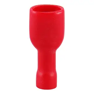 אדום נקבה מבודדת חוט מחבר חוט חשמלי מסוף 22-16 אווג 4.8x0.5 מ "מ חבילה של 100 - Product Image 5