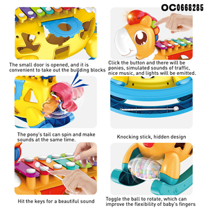 Jouet musical pour bébé, piano, <span class=keywords><strong>xylophone</strong></span> avec lumière musicale - Product Image 6