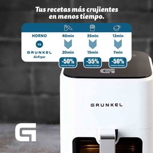 Friteuse à air Grunkel 4L 1200W avec affichage pour aliments croustillants pour une cuisine saine - Product Image 1
