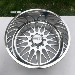 Jantes <span class=keywords><strong>de</strong></span> camion FANXI 22x12 22x14 24x12 24x14 26x16 avec capuchons flottants personnalisés, forgées, 4x4 tout-terrain, 8x170 8x180 8x6.5 6x5.5, polies - Product Image 3