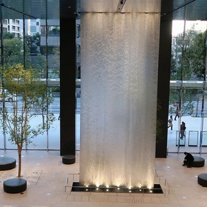 Cortina de Malla Tejida de Acero Inoxidable de Alta Calidad - Efecto Cascada <span class=keywords><strong>para</strong></span> Atrios Comerciales de Lujo y Telones de Fondo de Escenario - Product Image 1