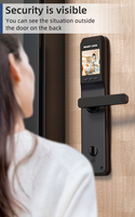 Cerradura Digital Inteligente para Puerta Volibel OEM, Seguridad para el Hogar, WiFi, Aplicación, Huella Dactilar, Contraseña, Tarjeta, Entrada sin Llave para Oficina