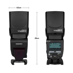 永诺YN685 II TTL相机闪光灯Speedlite 2.4G系统1/8000s同步无线闪光灯，适用于佳能相机5D 60D 6D标记II 7D