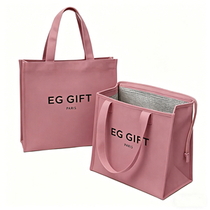 High Quality Insulated Cooler Bag Custom Logo Reusable Eco Friendly Durable Printed Gift Packaging Romantic Style - Product Image 5