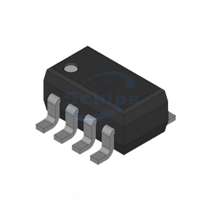 Régulateur LDO, 150 mA, faible chute de tension, service complet original, NCP500SQL18T1G, circuit intégré, puces IC, 6 VDFN, pad exposé, alimentation M - Product Image 1