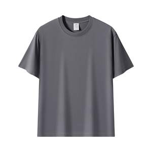 T-shirts pour hommes OEM/ODM en gros, t-shirts unis pour hommes, t-shirts imprimés sur le col, t-shirts à manches courtes pour hommes - Product Image 2