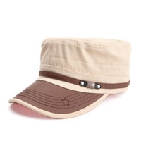 Gorra de Béisbol Vintage de Cuero con Visera de Patchwork, Estilo Casual Unisex, Bordada con Estrella de Cinco Puntas, Gorra para el Sol