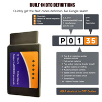 Escáner OBD2 Ultra Profesional para Camiones y Automóviles, Herramienta de Diagnóstico con APP, Lectura/Eliminación de Códigos, Freeze Frame, I/M, 1 Año de WiFi