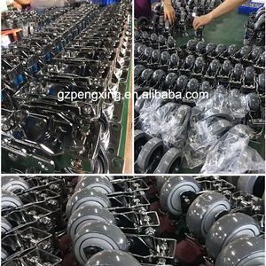 3 4 5 Zoll Dämpfung Universal Wheel <span class=keywords><strong>Caster</strong></span> Stoß dämpfende drehbare Hochleistungs-Feder rolle Damping <span class=keywords><strong>Caster</strong></span> Shock proof <span class=keywords><strong>Industrial</strong></span> - Product Image 6