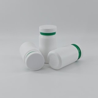 Botella de plástico médica de hongos de dos colores HDPE120ml compacta y portátil para llevar