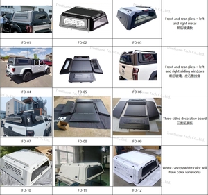 Top-level Quality Waterproof Aluminium Anti-rusted Pickup Canopy Truck Topper for Toyota Tundra Isuzu D-max <strong>mitsubishi</strong> <strong>Triton</strong> - Product Image 4