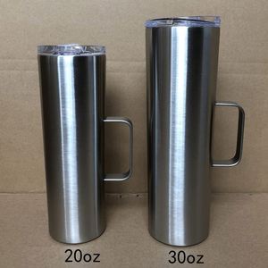 30oz Cylindrical Stainless Steel Vacuum Insulated Coffee Mug Handle Customizable Logo Creative <b>Gift</b> for Cross-Border Wholesale - Product Image 3
