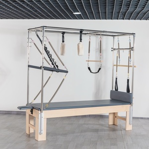 LUMINE Cadillac Reformer Profesional con Torre y Caja <span class=keywords><strong>para</strong></span> Gimnasio en Casa y Entrenamiento <span class=keywords><strong>de</strong></span> Pilates en Estudio - Product Image 2