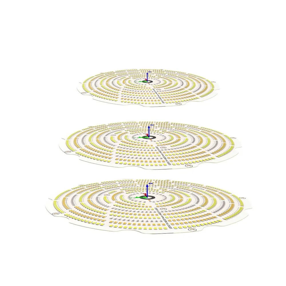 사용자 정의 만든 주도 알루미늄 PCB 보드 모듈 SMD 100W 200W led 성장 빛 또는 UFO Led 하이 베이 빛