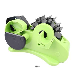 Cortador de Cinta Semiautomático de Plástico Multicolor con Ranura para Núcleos de Doble Rollo para Cinta de Transferencia de Calor, Dispensador de Cinta de Calor Multi-Rollo - Product Image 1