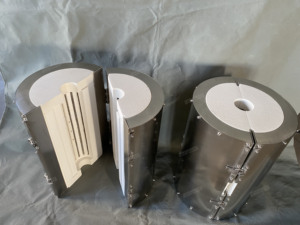 Nhiệt độ cao 1200 độ Điện Gốm sợi nóng lò mới lò sưởi buồng cho phòng thí nghiệm và sử dụng công nghiệp - Product Image 2