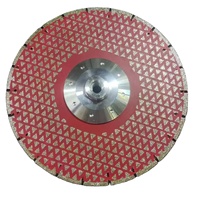 Disque diamanté électroplaqué professionnel de 230 mm (9 pouces) à bride pour découpe à sec/humide du marbre, accessoires industriels OEM pour meuleuse d'angle