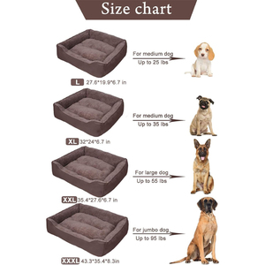 Haustier Lieferant Großhandel Luxus wasserdicht langlebig Ultra Soft Pet Bett wasch bar für Hunde bett - Product Image 6