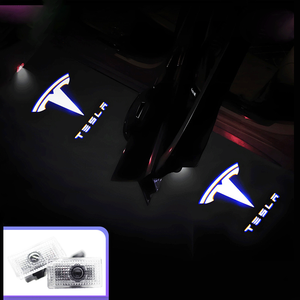 Projecteur de logo <span class=keywords><strong>Tesla</strong></span> pour portières, éclairage de bienvenue pour <span class=keywords><strong>Tesla</strong></span> Model <span class=keywords><strong>3</strong></span> S X Model Y, lampe fantôme pour portière <span class=keywords><strong>Tesla</strong></span> - Product Image 1