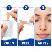 Kcare Bandes nasales anti-ronflement personnalisées transparentes Breathe Right Extra Strength Tan Sleep Strips, imperméables, en tissu non tissé
