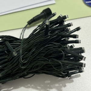 IP65 đánh giá 33ft 10m 100LED 220V không thấm nước ngoài trời giáng sinh chuỗi ánh sáng với Dimmable 2-năm bảo hành cao su Cáp keo đầy - Product Image 3