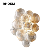 Appliques murales en verre RHOEM Talia, luminaires muraux pour chambre à coucher, salon, lampe murale de chevet, éclairage de luxe, décoration, lampes murales pour la maison