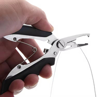 Pince de pêche multifonction en acier inoxydable 13CM 63g, ciseaux de pêche, pince à sertir