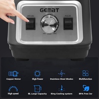 6 Liter Hoge Kwaliteit Sapblender Europese Standaard Mixer Nutri Blender Licuadora Smoothie Blender Wandbrekende Machine
