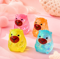 Nouveau jouet en plastique en forme de capybara, à rebond lent, pour soulager le stress et favoriser la relaxation ultime - Cadeau d'anniversaire pour les 14 ans et plus