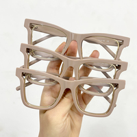 Monturas de Gafas de Acetato Gruesas y Extra Grandes al por Mayor, Monturas Ópticas de Alta Calidad para Hombre y Mujer, Gafas de Diseño Colorido, Nuevas Gafas