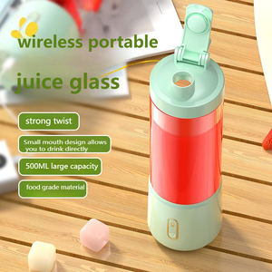 Nuevo Exprimidor Portátil Inalámbrico de 500 ml, Vaso Exprimidor Recargable por USB, Procesador de Alimentos, Licuadora de Frutas y Verduras con Asa - Product Image 2