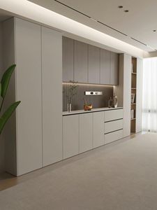 Luxury Dinning Room Living Room <b>Furniture</b> Modern Sideboard Cabinet <b>High</b> <b>Gloss</b> Wooden Sideboard - Product Image 3