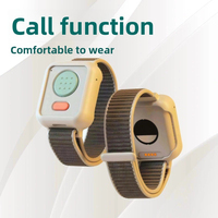 Pulsera Inteligente de Posicionamiento para Personas Mayores, Más Vendida, con Monitor de Frecuencia Cardíaca, Oxígeno en Sangre, Prevención de Pérdidas, GPS, Reloj y Pager Inteligente con Función de Llamada
