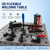 Plateforme de soudage flexible 3D, table de positionnement pour soudage robotisé en fonte HT300 D16/D26/D28