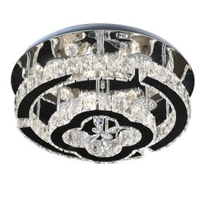 Gran oferta Zeal Lighting decorativo cocina dormitorio sala de estar cristal redondo led luces de techo modernas - Product Image 4