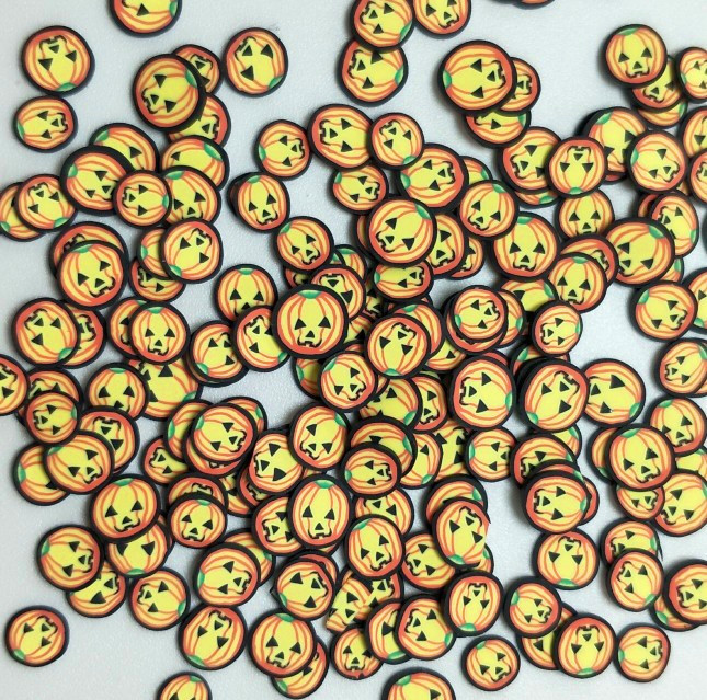 Amazon Hot Seller Party Decoration 5mm Crafts Polymer Clay Slices Halloween Polymer Sprinkles