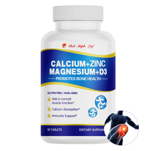 Integratore di Calcio, Magnesio e Zinco con <span class=keywords><strong>Vitamina</strong></span> <span class=keywords><strong>D3</strong></span> - Capsule 3 in 1 di Calcio, Magnesio e Zinco per il Supporto delle Ossa e del Sistema Immunitario - Product Image 2