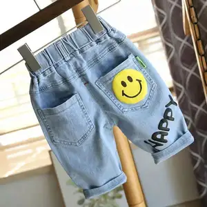 2023 New Style Sommer Großhandel Board kurze weiche lässige Jungen Cargo hosen Kid Boy Jean Shorts