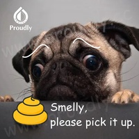 Sacs à excréments biodégradables pour chiens, solubles dans l'eau, déchet pour chiens, avec support pour distributeur