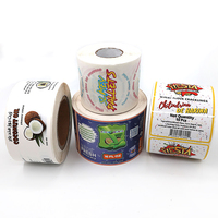Étiquette d'impression en vinyle, imperméable, personnalisé, Logo, étiquette de produit, autocollant en rouleau, emballage et Services d'impression