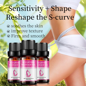 Huile de massage sculptante 10ml, huile essentielle pure pour le remodelage corporel, l'amincissement, le lifting des courbes et le raffermissement. - Product Image 4