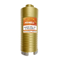 56MM filetage M16 foret diamant soudé au Laser Arix Turbo Segments pour granit de coupe à sec, béton armé Beton
