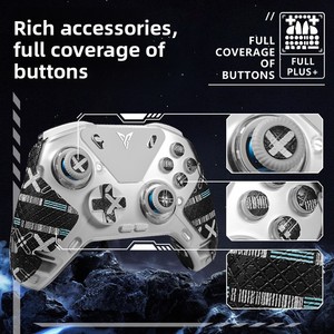 Adesivi antiscivolo e custodia protettiva per controller Fizit Octopus 3/4 - Pellicola adesiva resistente all'usura per impugnatura da gioco - Product Image 1