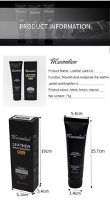 Usine En Gros Neural Brun Noir Nourrissant En Cuir Chaussure Soin Brillant Chaussure Crème Polonais 75g - Product Image 2