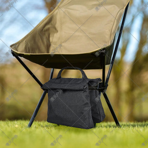 Sacs de sable d'équilibrage en tissu Oxford noir, accessoires de tente de camping, sac de support coupe-vent - Product Image 2