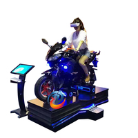 Simulateur de conduite de moto de course, Machine à jouer, moteur Vr