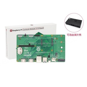 Placa Base Oficial Raspberry Pi CM5 IO Original, Módulo de Computación 5, Disipador de Calor, Carcasa Metálica, Ventilador de Refrigeración, Columna de Aislamiento - Product Image 1